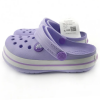 ÇOCUK CROCS CROCBAND ICONİC CROCS COMFORT LİLA BEYAZ TERLİK