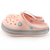 ÇOCUK CROCS CROCBAND ICONİC CROCS COMFORT PEMBE GRİ TERLİK