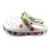 CROCS CROCBAND BEYAZ BANT DESENLİ KADIN TERLİK