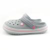 CROCS CROCBAND GRİ PEMBE TOKALI TERLİK